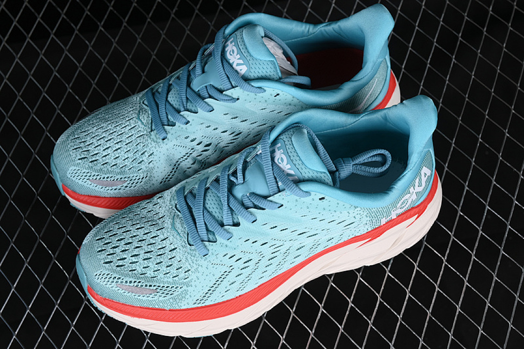 On Running [1121375 AEBL]-[HOKA ONE CLIFTON 8 BLUE/RED/WHITE]-[WOMAN:36-39]-[MAN:40-45] - Image 10