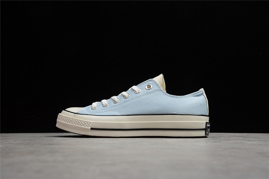 Converse Converse CHUCK TAYLOR ALL-STAR 70S LOW LIGHT BLUE/BEIGE/WHITE · 171661C, photo 1