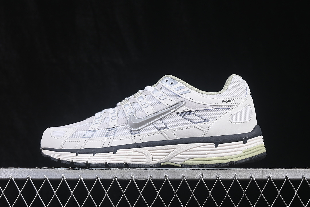 P-6000 SE CASUAL SPORTS DAD SHOES WHITE/PURE WHITE · IV5761-094, photo 1