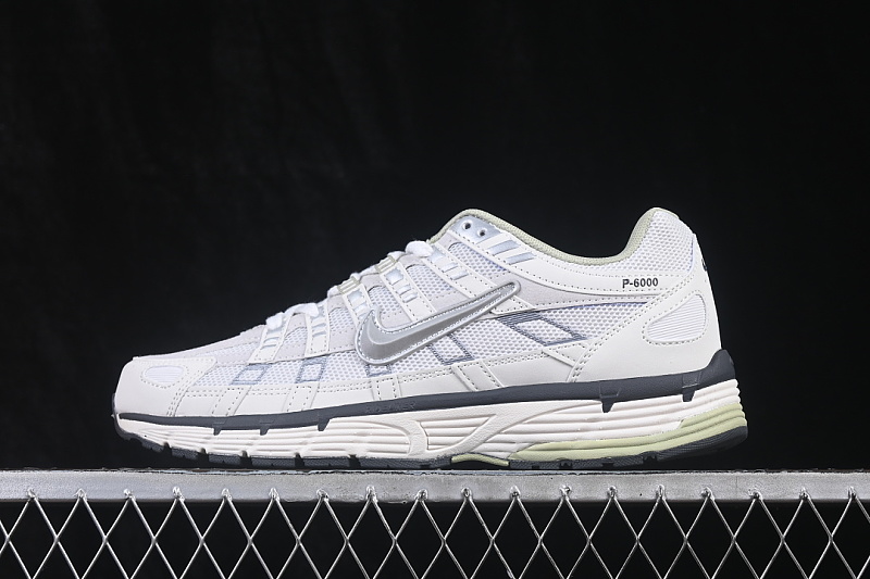 P-6000 SE CASUAL SPORTS DAD SHOES WHITE/PURE WHITE · IV5761-094, photo 1