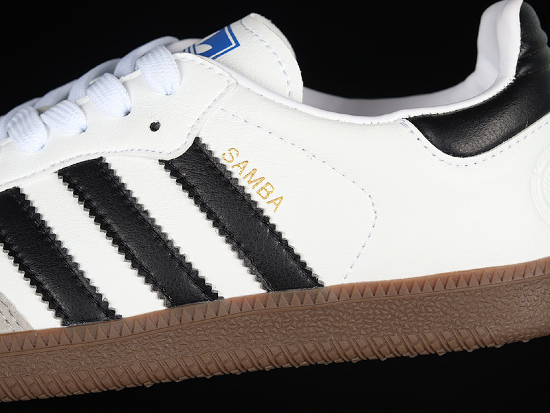Adidas [FW2427]-[SAMBA VEGAN SHOES CLOUD WHITE/CORE BLACK/GUM]-[WOMAN:36-39]-[MAN:40-45] - Image 7