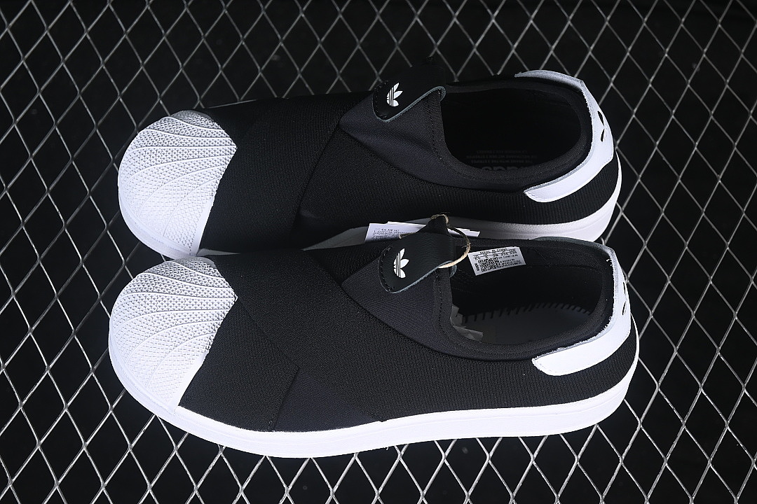 Unbranded [KH8210]-[SUPERSTAR SHELL TOE CASUAL SNEAKERS BLACK/INKINESS]-[WOMAN:35-39]-[MAN:40-45] - Image 10