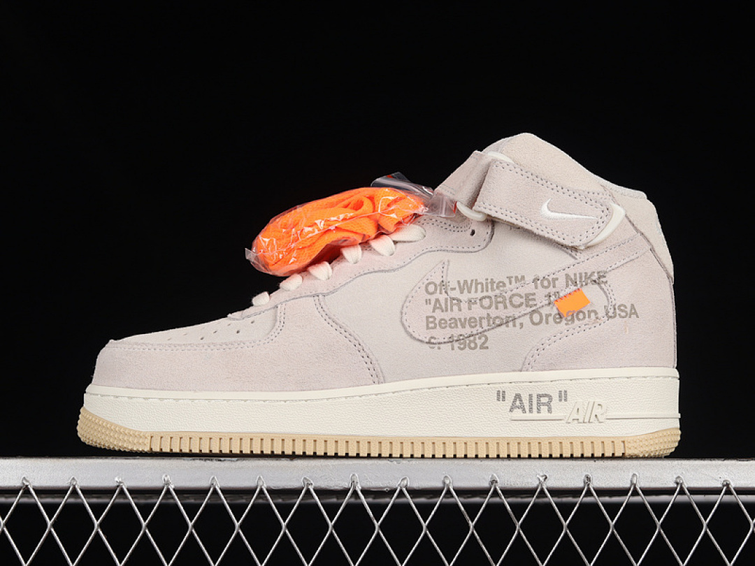 Nike [CW2255-100]-[AIR FORCE 1 MID LIGHT GREY/WHITE/GUM]-[WOMAN:36-39]-[MAN:40-45], photo 1