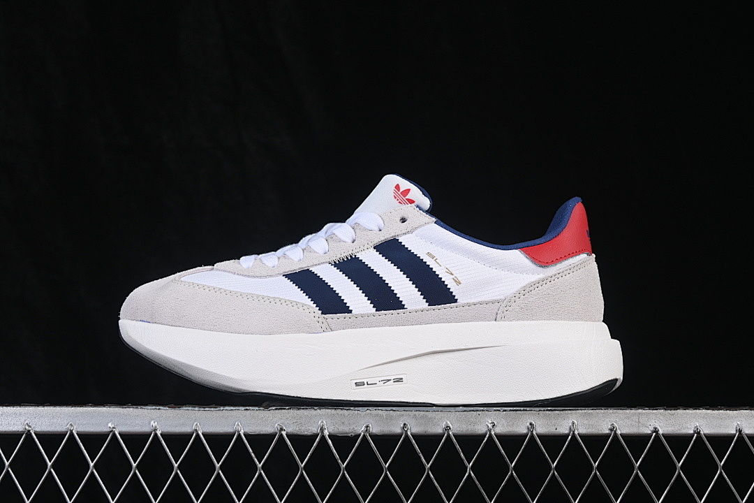 Adidas [CJ2150]-[ADIZERO EVO SL 72 RUNNING SHOES GREY/WHITE/NAVY BLUE]-[WOMAN:36-39]-[MAN:40-45] - Image 2