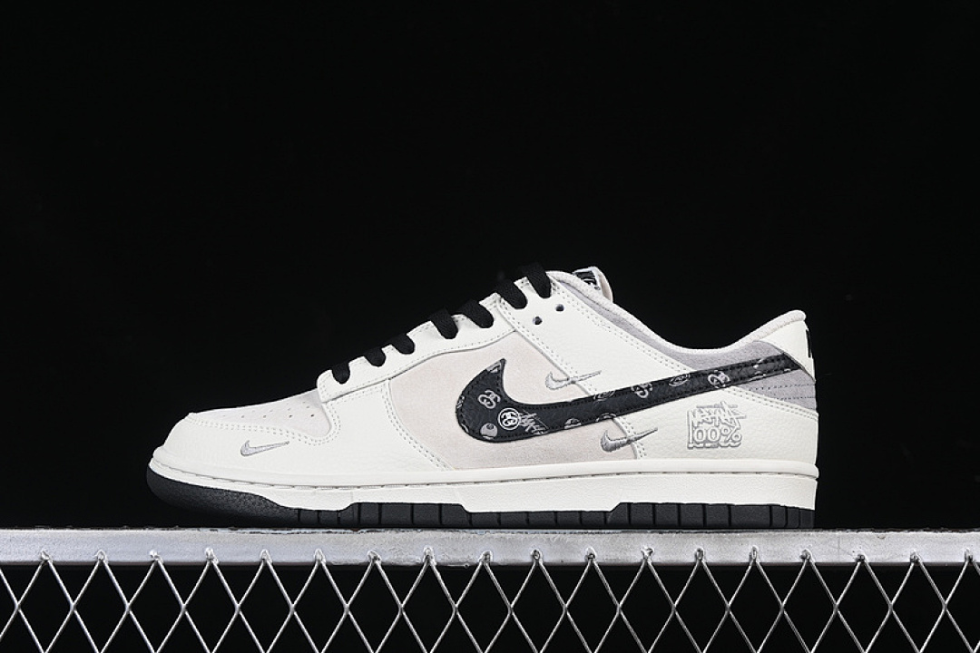 Nike SB DUNK LOW WHITE/GREY/BLACK · DJ2024-055, photo 1