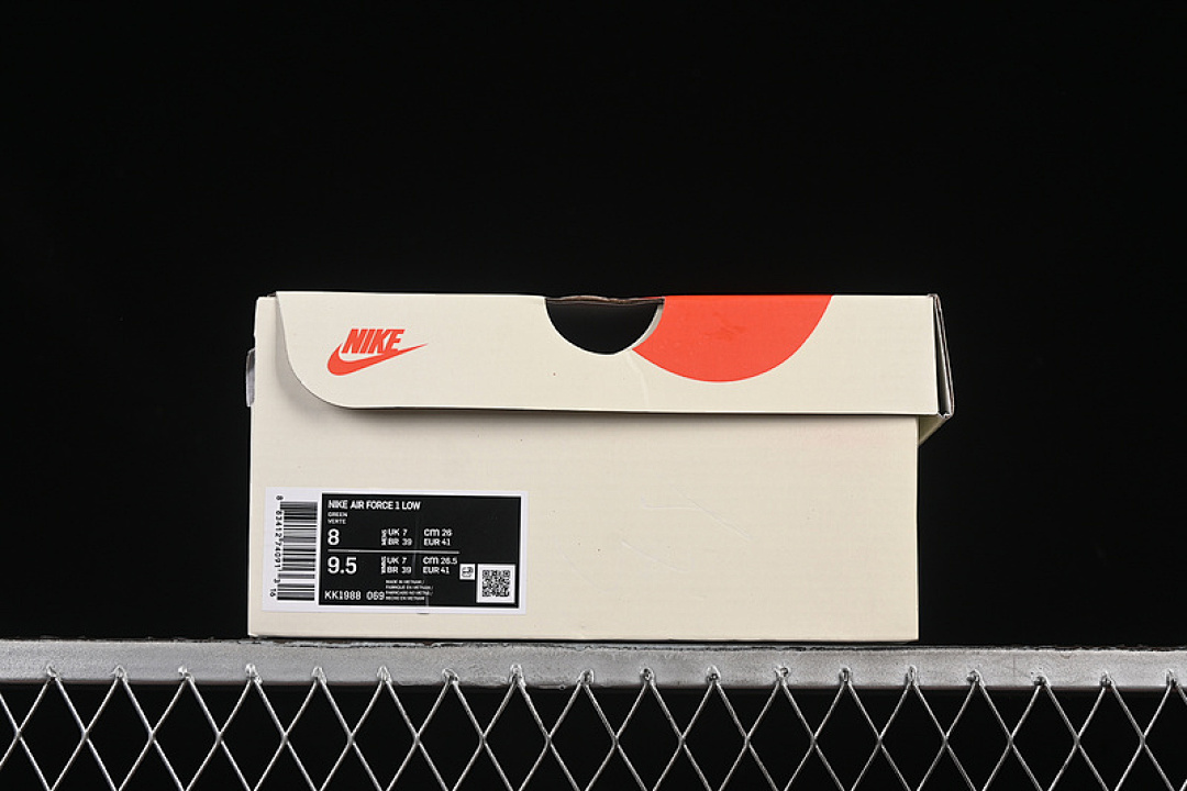 Nike [KK1988-069]-[AIR FORCE 1 07 LOW SUPREME WHITE/GREEN]-[WOMAN:36-39]-[MAN:40-45] - Image 12