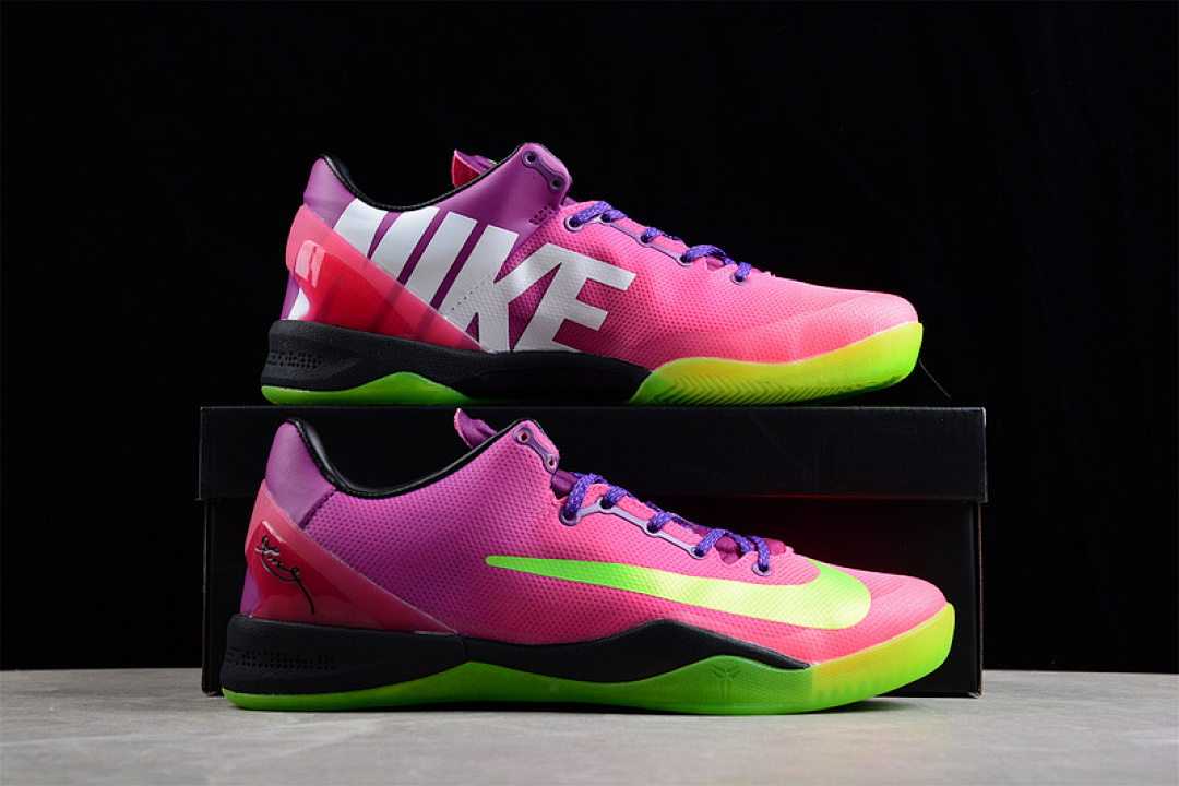Nike [KOBE 8 SYSTEM MAMBACURIAL PINK/GREEN/PURPLE-WHITE]-[MAN:40-46] - Image 16