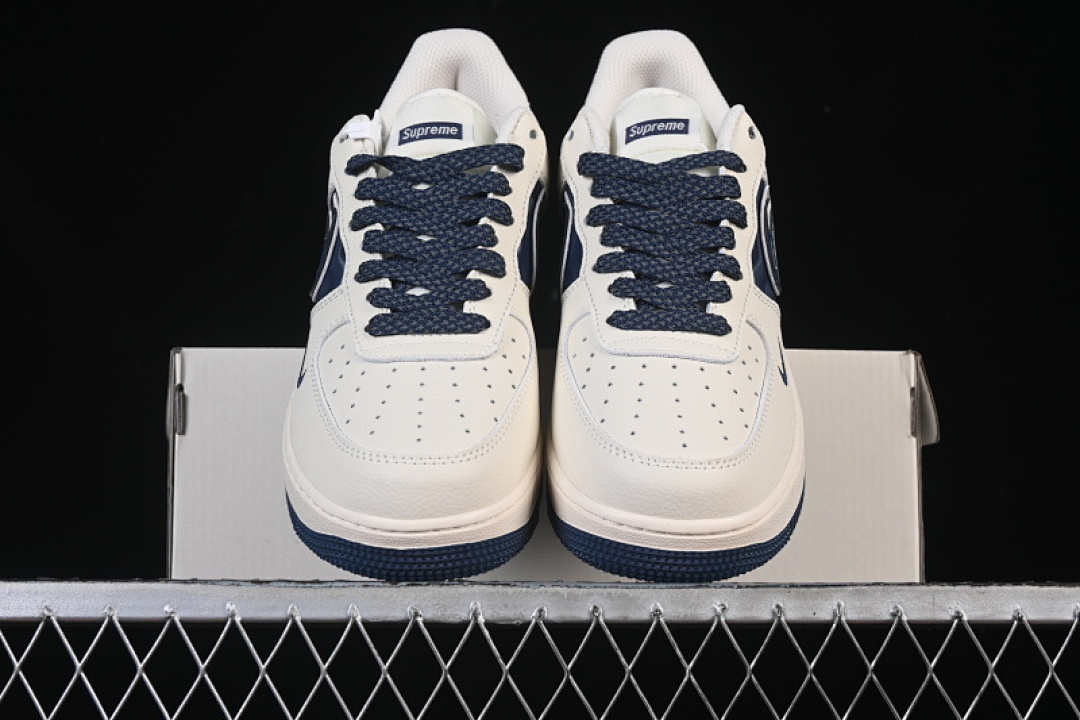 Nike [XY2025-001]-[AIR FORCE 1 07 LOW SUPREME BEIGE/BLUE]-[WOMAN:36-39]-[MAN:40-45] - Image 13