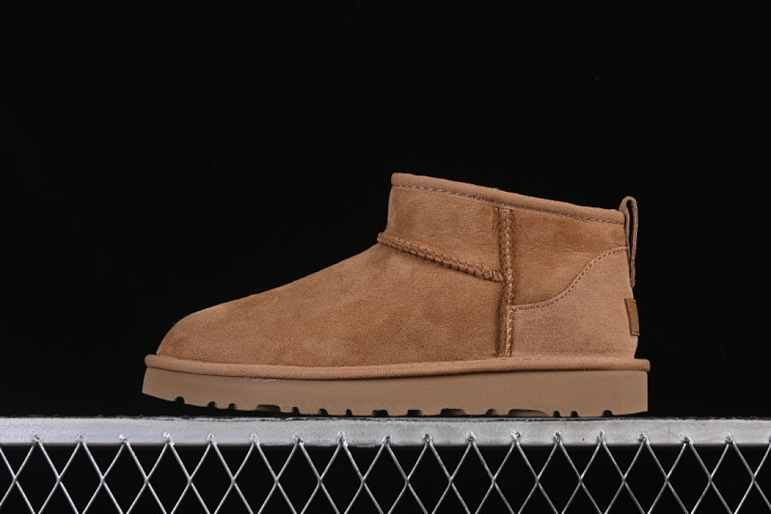 Unbranded [1116109]-[CLASSIC ULTRA MINI ANKLE BOOTS KHAKI/MAROON]-[WOMAN:35-39]-[MAN:40], photo 1