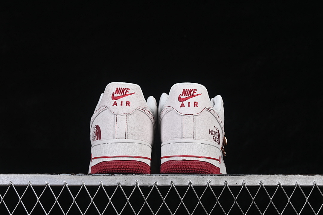 Nike [JP2026-137]-[AIR FORCE 1 07 LOW CASUAL SNEAKERS WHITE/RED/GOLD]-[WOMAN:36-39]-[MAN:40-45] - Image 14
