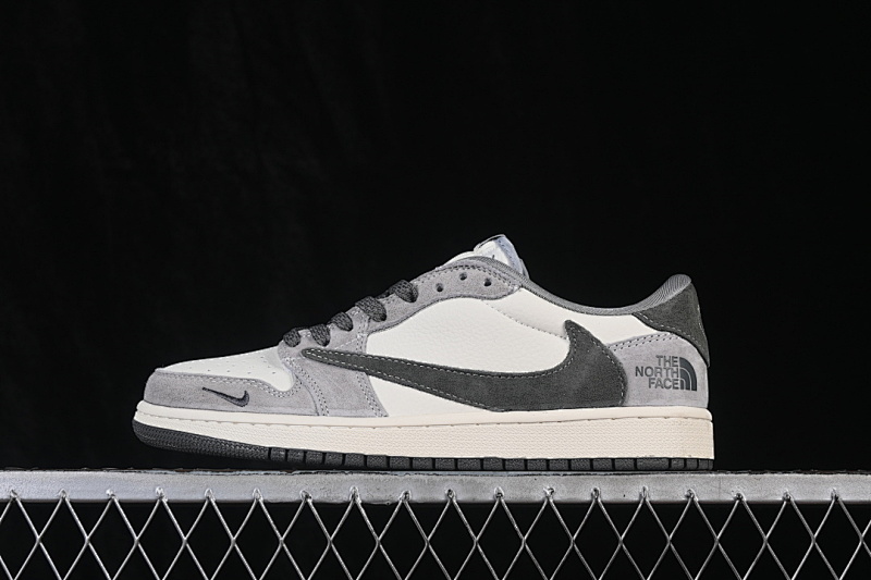 Jordan AIR Jordan 1 LOW CASUAL SNEAKERS GREY/WHITE/BLACK · XS2025-093, photo 1