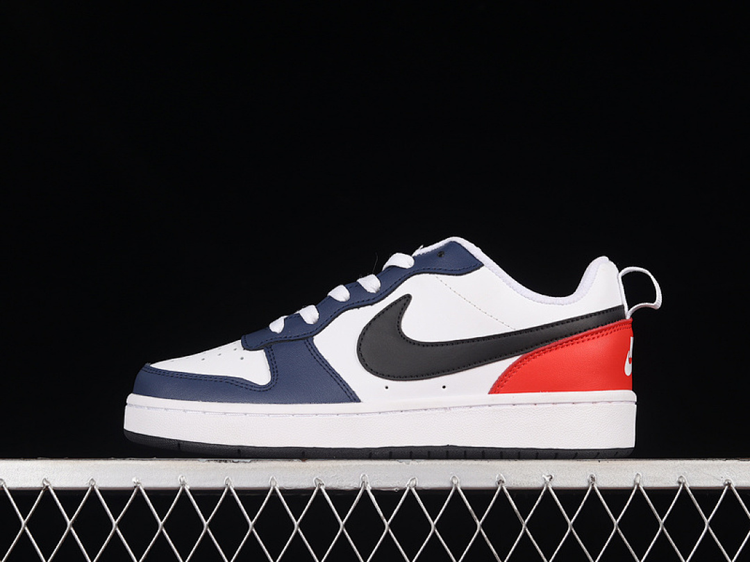 Unbranded [DO7446-101]-[COURT BOROUGH LOW 2 GS USA WHITE/WHITE/MIDNIGHT NAVY/BLACK]-[UNISEX:36-45], photo 1