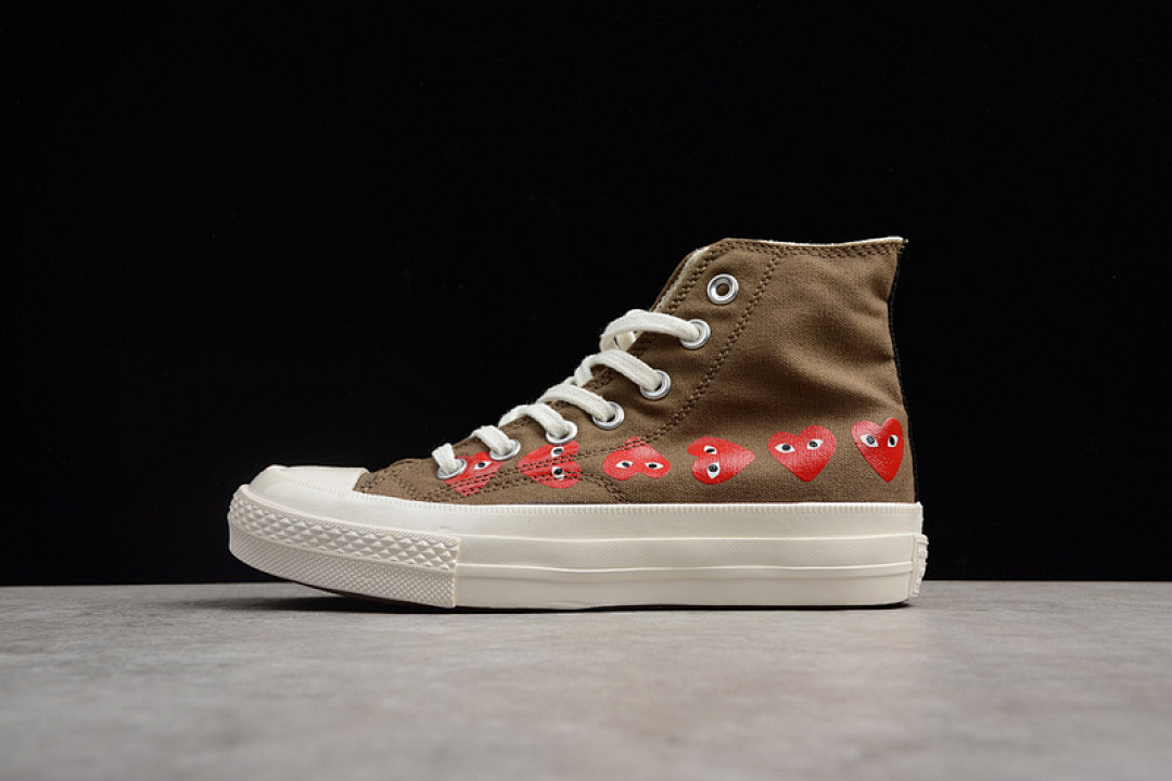 Converse [150205C]-[CONVERSE CDG X CONVERSE CHUCK TAYLOR 70S HI/OX 18SS BROWN]-[UNISEX:35-44]-[OG00106], photo 1