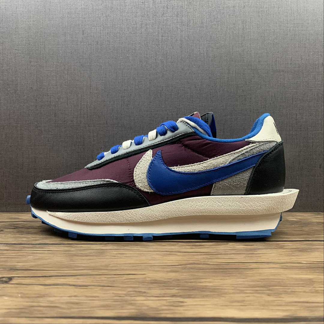 Undercover [DJ4877-600]-[SACAI X UNDERCOVER LDWAFFLE NIGHT MAROON/PALE IVORY/GROUND GREY/TEAM (ROYAL]), photo 1