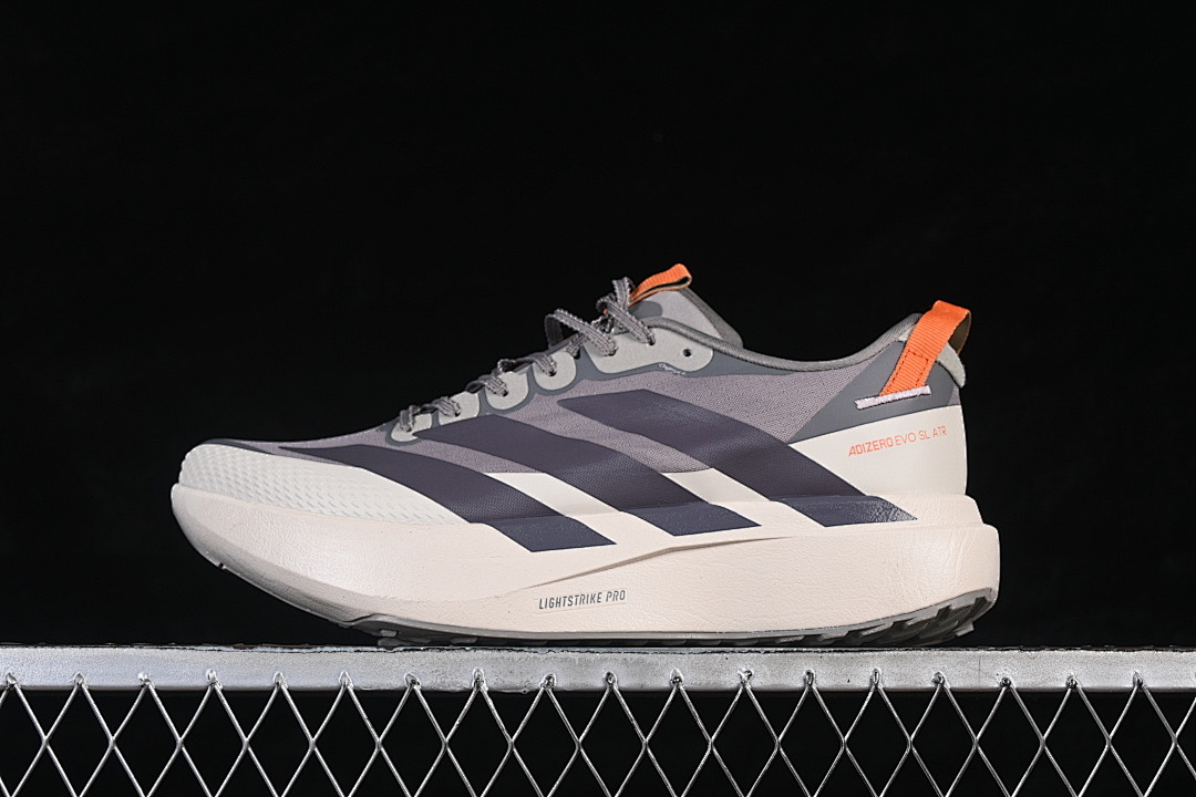 Adidas [KK2720]-[ADIZERO EVO SL COMPRESSION RUNNING SHOES GREY/BEIGE]-[WOMAN:36-39]-[MAN:40-45] - Image 2