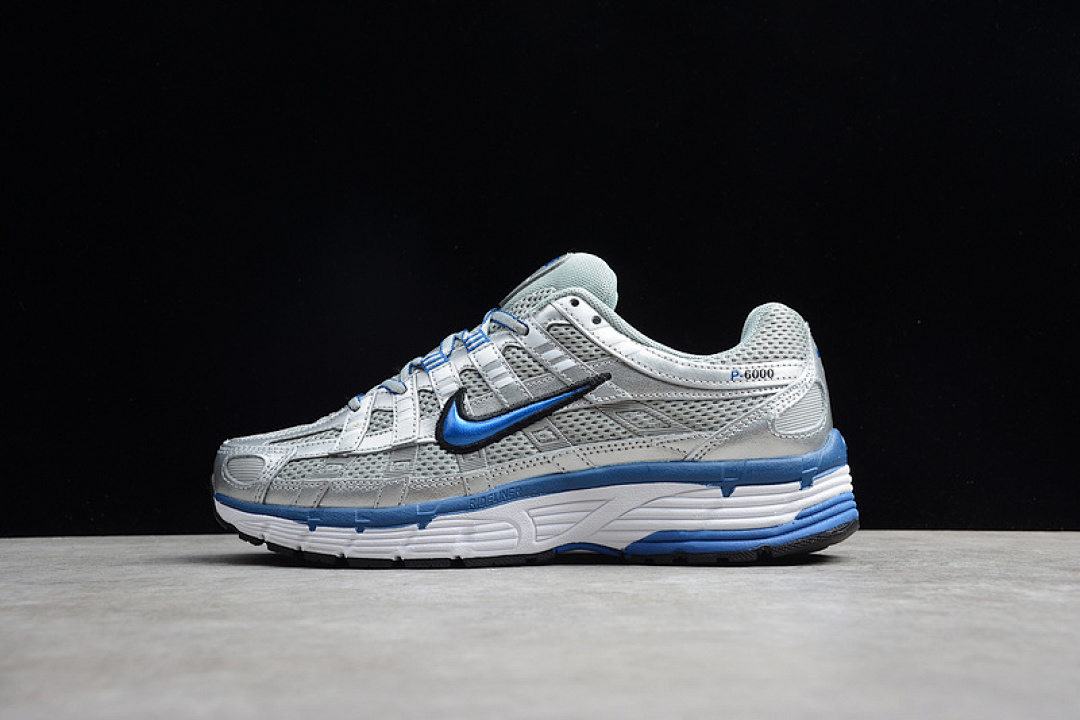 Nike [BV1021-001]-[P-6000 LASER BLUE/METALLIC SILVER/TEAM ROYAL-WHITE]-[UNISEX:35-45], photo 1