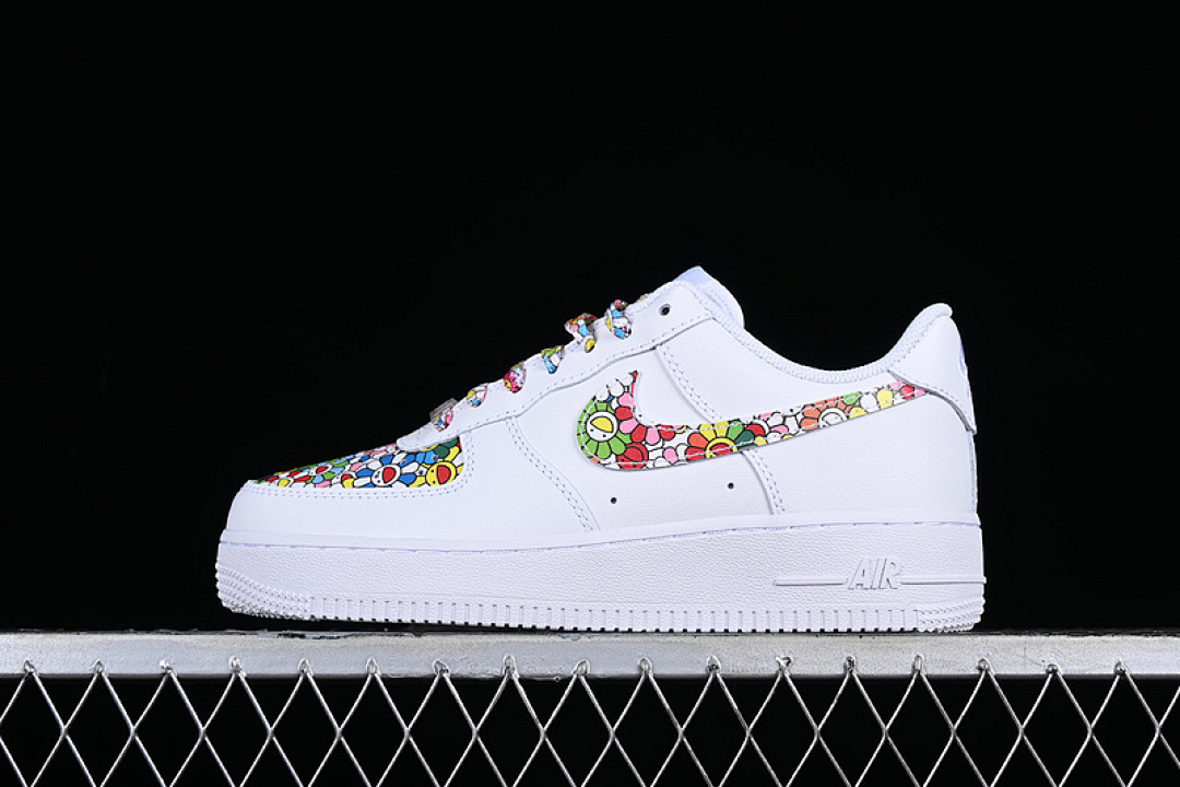 Nike [DD8959-100]-[AIR FORCE 1 07 LOW WHITE/FLORAL COLOR]-[WOMAN:35.5-39]-[MAN:40-44], photo 1