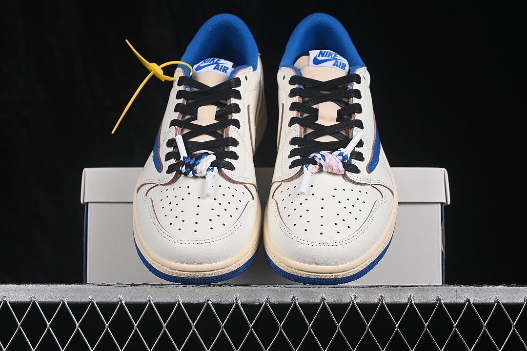 Jordan [DM7866-104]-[AIR JORDAN 1 LOW OG AJ1 KLEIN BLUE/WHITE]-[WOMAN:36-39]-[MAN:40-48.5] - Image 12