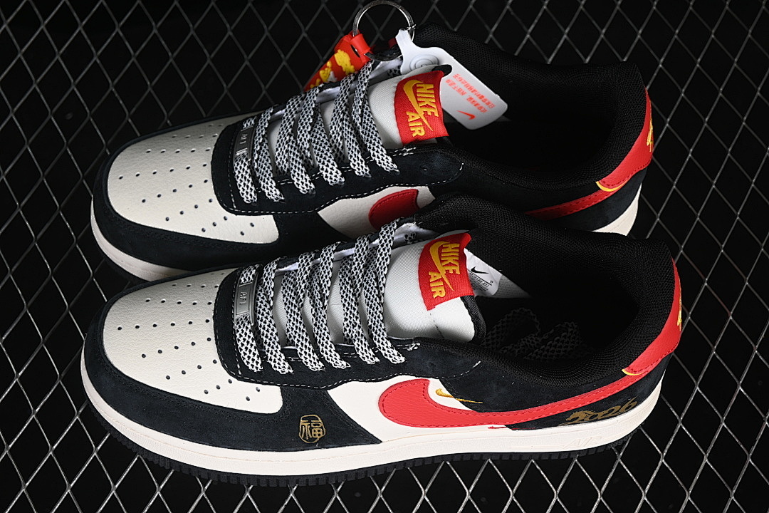 Nike [MZ9588-831]-[AIR FORCE 1 07 LOW CASUAL SNEAKERS RED/WHITE/BLACK]-[WOMAN:36-39]-[MAN:40-45] - Image 10