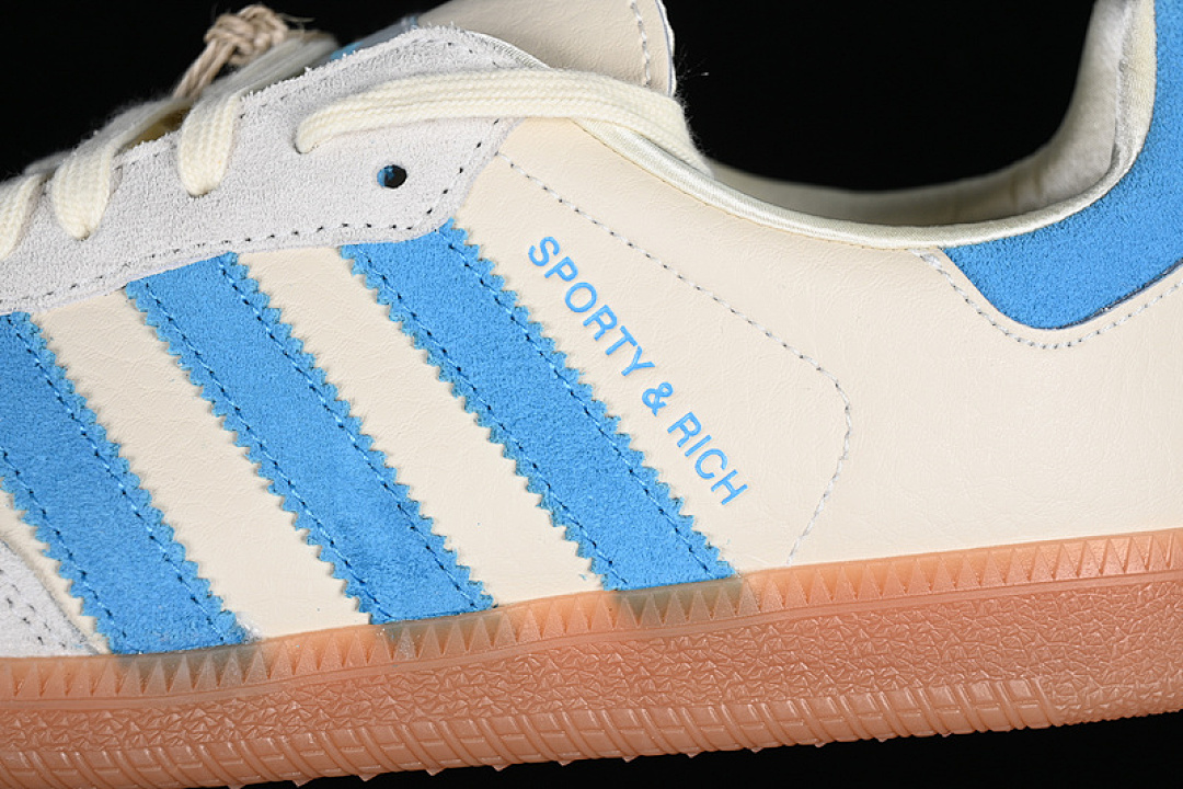 Adidas [IE7096]-[ADIDAS SAMBA VEGAN GREY/BLUE/BROWN]-[WOMAN:35-39]-[MAN:40-46] - Image 7
