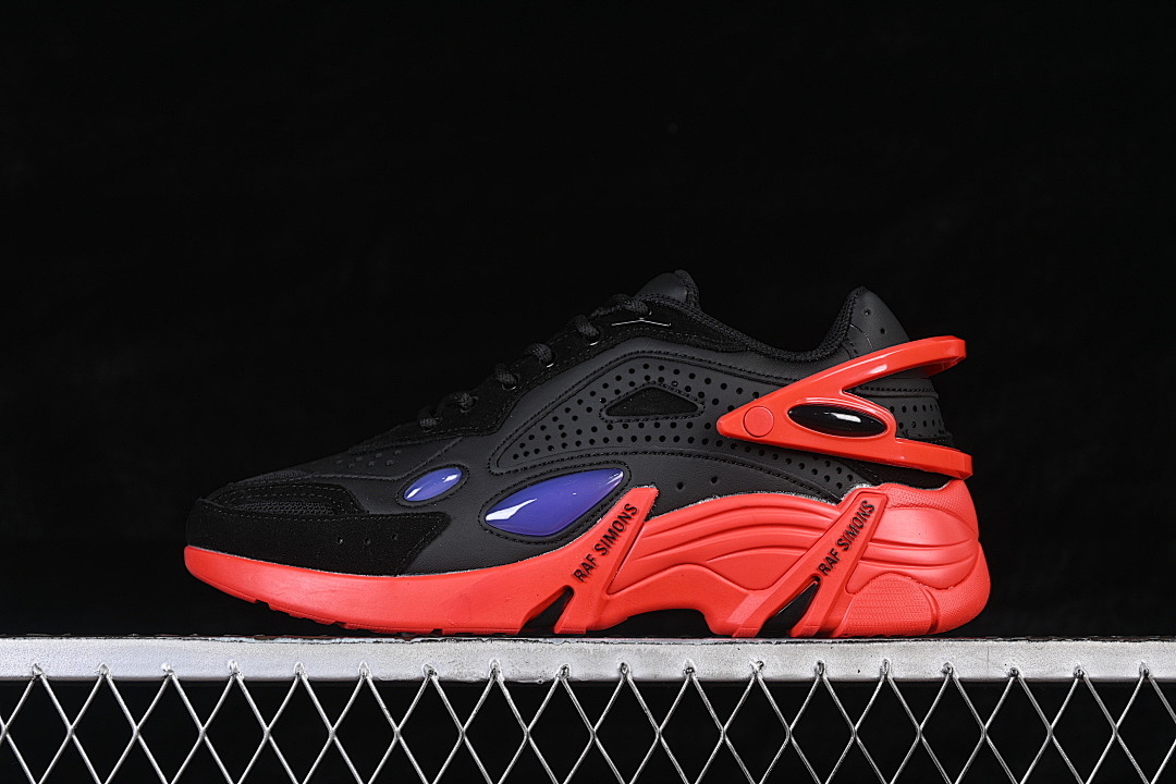 Unbranded [BLACK RED 0178]-[RAF SIMONS ANTEI LOW-TOP CASUAL SHOES BLACK/RED]-[WOMAN:37-39]-[MAN:40-45], photo 1