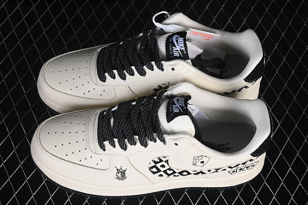 Nike [KJ1688-026]-[AIR FORCE 1 07 LOW CASUAL SNEAKERS WHITE/BLACK]-[WOMAN:36-39]-[MAN:40-45] - Image 11