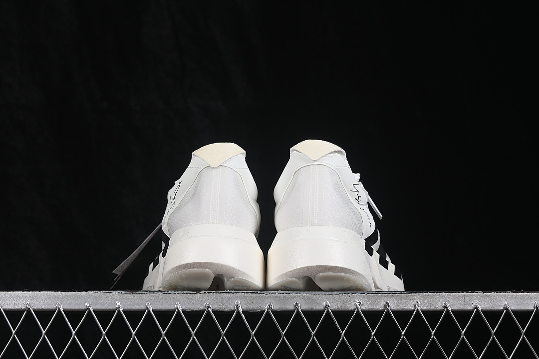 Adidas [KI6875]-[BREATHABLE LOW TOP RUNNING SHOES WHITE/BLACK]-[WOMAN:36-39]-[MAN:40-46] - Image 13