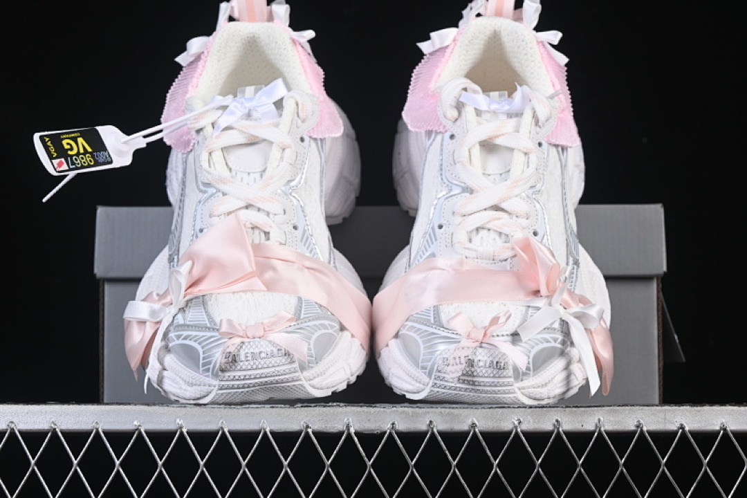 Balenciaga [WXLMC9050]-[3XL LACE/PU/EVA/RB WHITE/SILVER/PINK]-[WOMAN:35-39]-[MAN:40] - Image 14