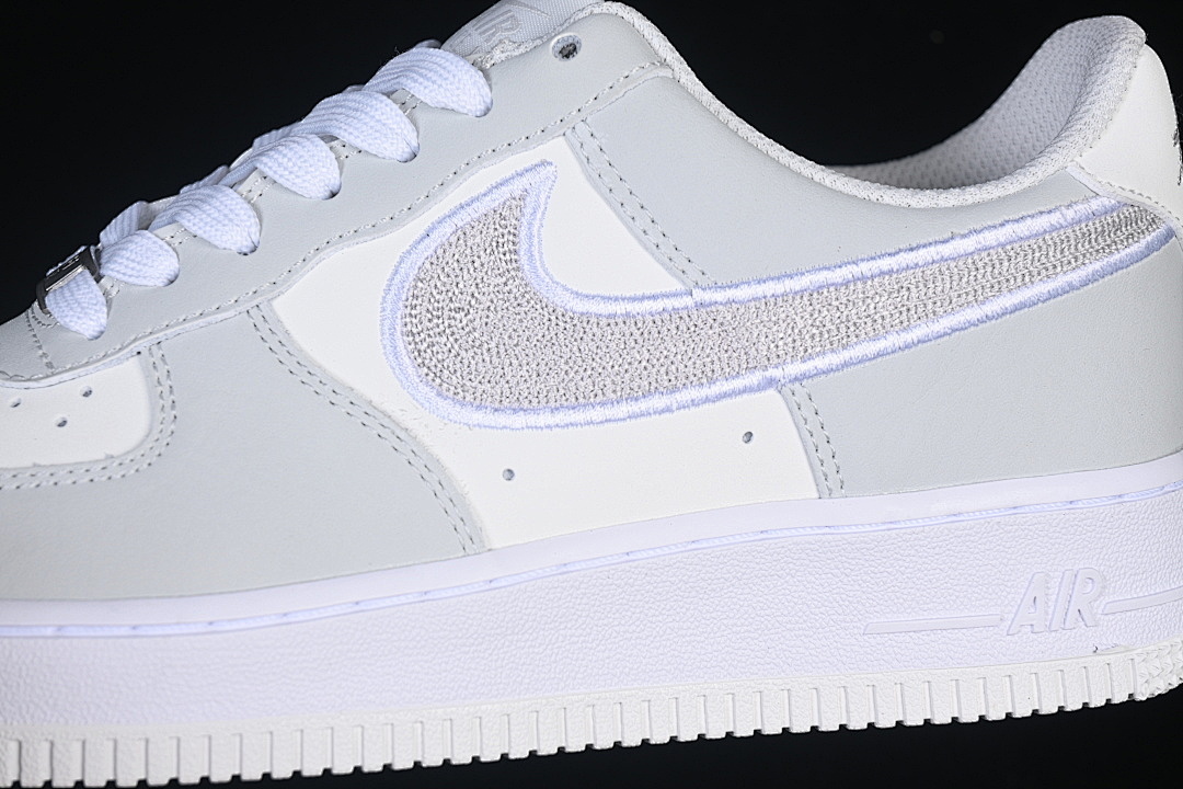 Nike [IB6842-100]-[AIR FORCE 1 07 LOW LOW-TOP CASUAL SNEAKERS WHITE/GREY]-[WOMAN:36-39]-[MAN:40-45] - Image 8