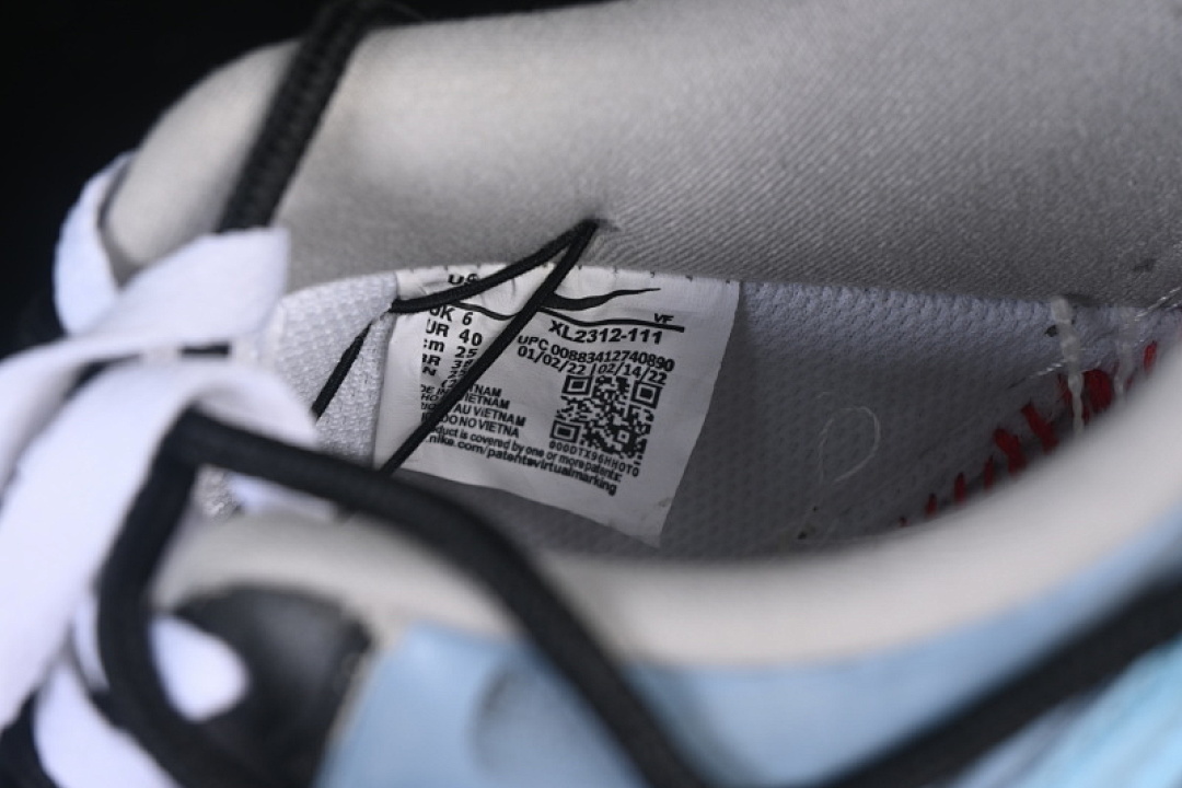 Nike [XL2312-101]-[AIR FORCE 1 07 LOW COLOR FISSION BLUE/WHITE]-[WOMAN:36-39]-[MAN:40-45] - Image 5