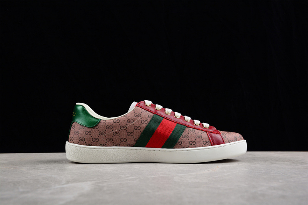 Gucci [GU*CCI ACE LOW CASUAL BOARD SHOES BROWN/RED/GREEN]-[WOMAN:35-44] - Image 11