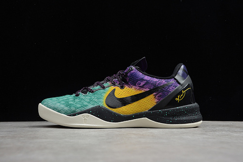 Nike Nike KOBE 8 SYSTEM EASTER BLACK/BLUE/PURPLE · 555286-302, photo 1