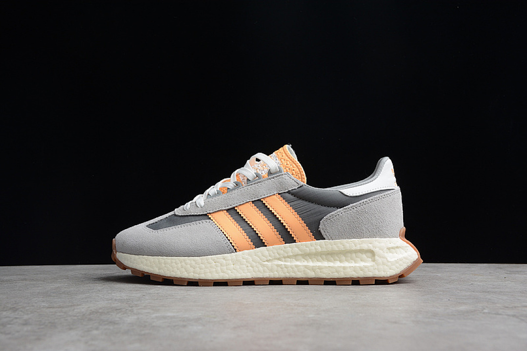 RETROPY E5 SHOES GREY THREE/ACID ORANGE/GREY TWO · H03077, photo 1