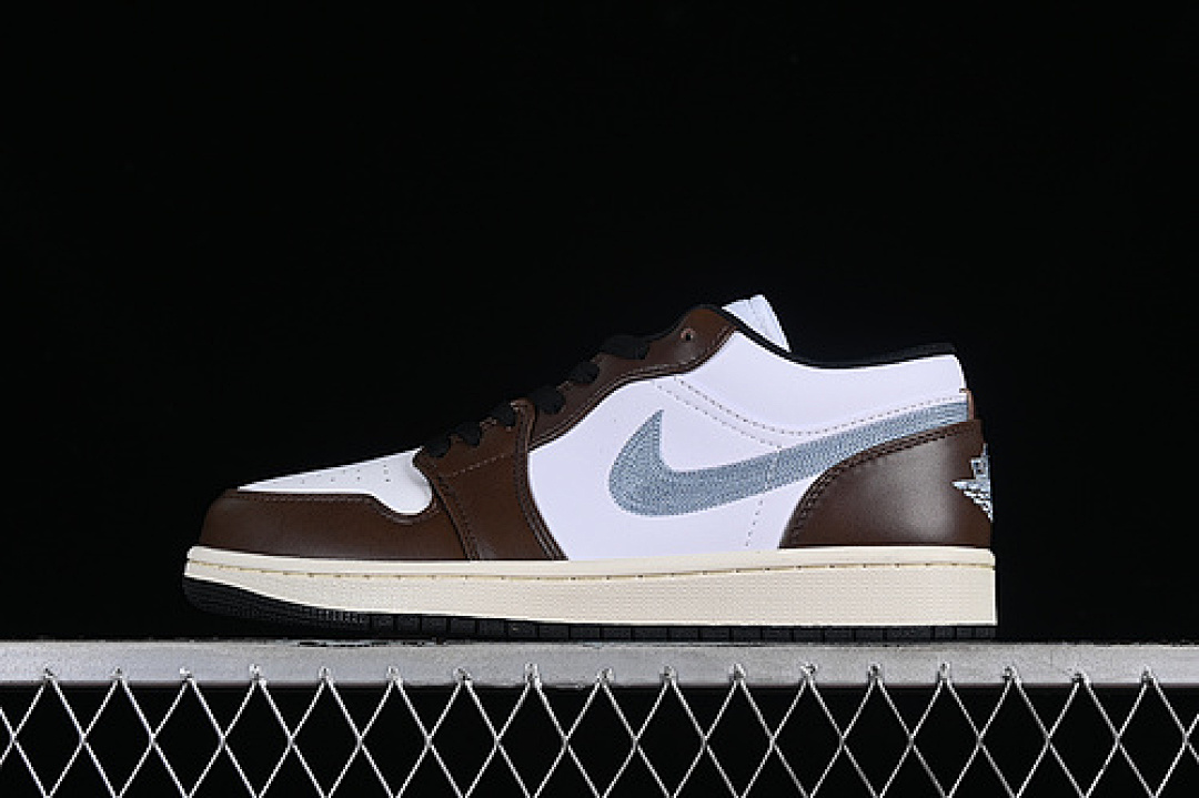 Jordan [FQ7832-142]-[AIR JORDAN 1 LOW RETRO SE WHITE/BLUE GREY/BLACK/SAIL]-[UNISEX:35.5-47.5], photo 1