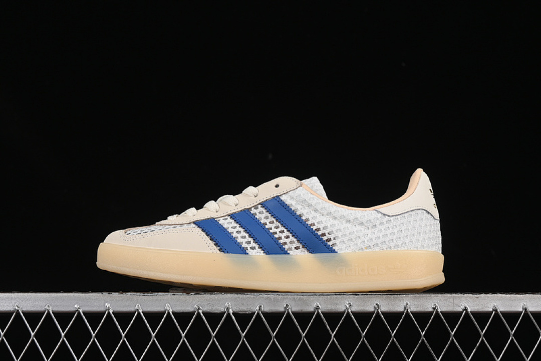 Off-White [JH5419]-[ORIGINALS GAZELLE INDOOR OFF WHITE/FOCUS BLUE/WARM VANILLA]-[WOMAN:35-39]-[MAN:40-45], photo 1
