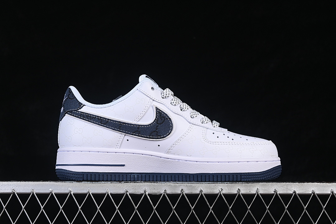 Nike [XX3168-196]-[AIR FORCE 1 07 LOW WHITE/NAVY BLUE]-[WOMAN:36-39]-[MAN:40-45] - Image 16
