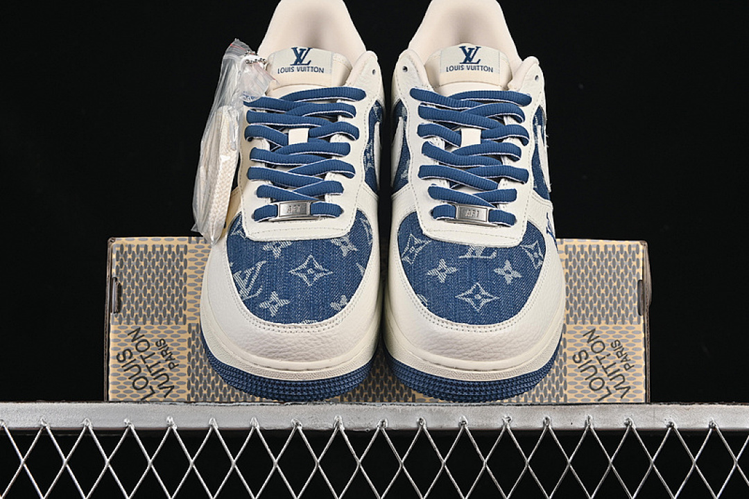 Nike [SC9207-536]-[AIR FORCE 1 07 LOW LV WHITE/BLUE]-[WOMAN:36-39]-[MAN:40-45] - Image 12