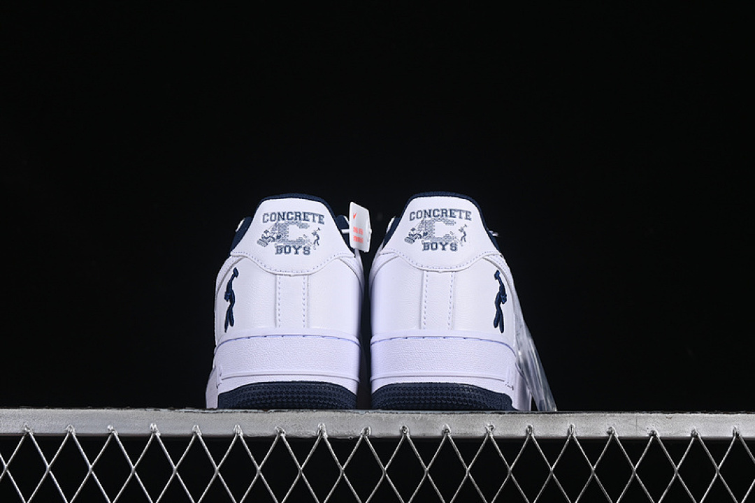 Nike [IB5720-100]-[LIL YACHTY X AIR FORCE 1 07 LOW WHITE/WHITE/MIDNIGHT NAVY/DARK POWDER (BLUE]) - Image 14