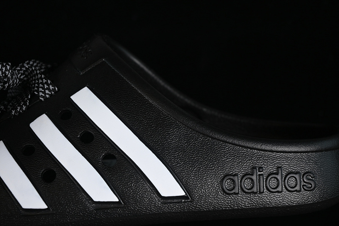 Adidas [JH9848]-[ADILETTE CLOGS WHITE/BLACK]-[WOMAN:36-39]-[MAN:40-44] - Image 6