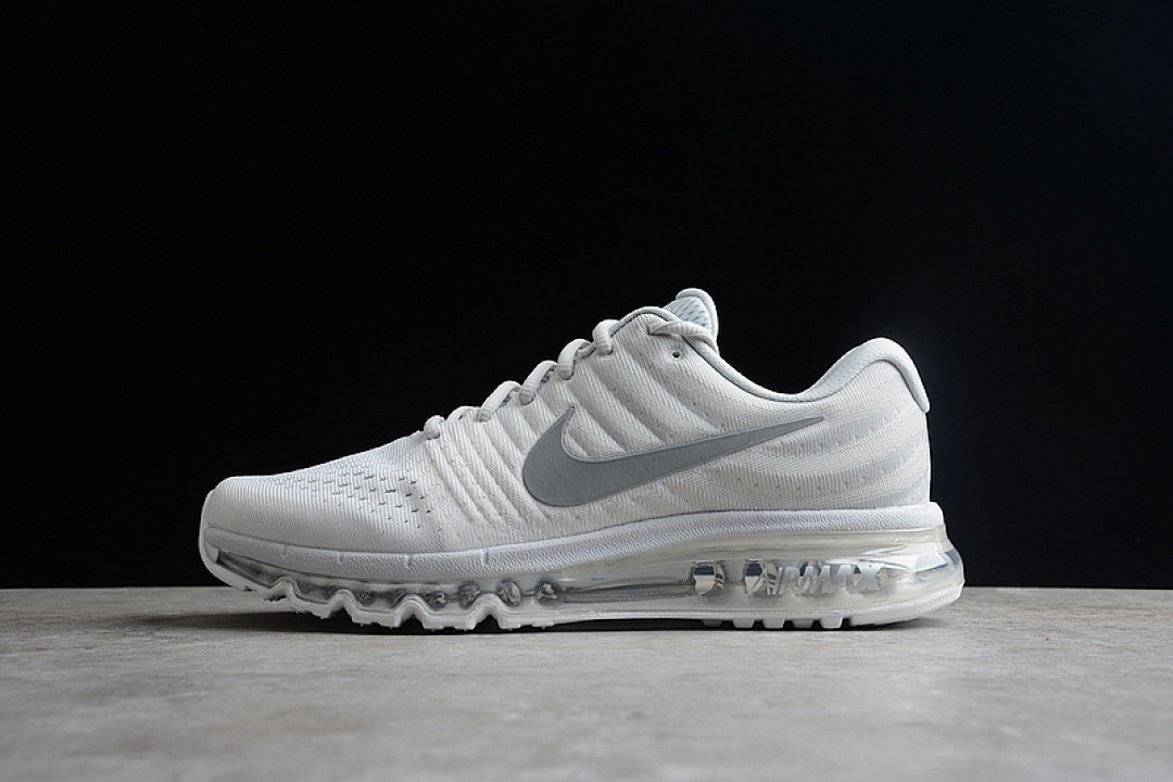 Off-White Nike AIR MAX 2017 RUNNING SHOES PURE PLATINUM/OFF WHITE/WOLF GREY · 849559-009, photo 1