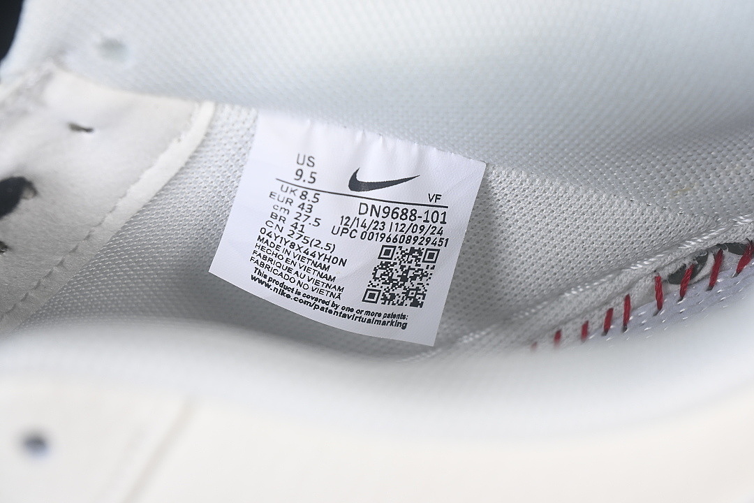 Nike [DN9688-101]-[AIR FORCE 1 07 LOW CASUAL SNEAKERS WHITE/BLACK/WHITE]-[WOMAN:36-39]-[MAN:40-45] - Image 6