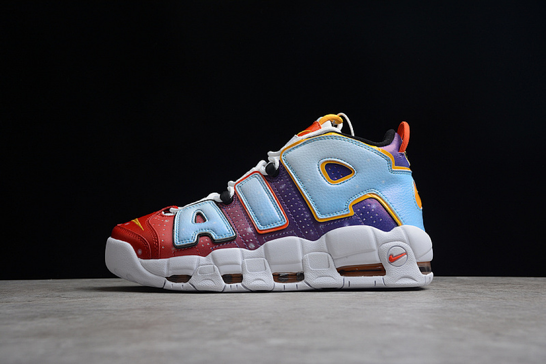 Nike [DD9223-100]-[AIR MORE UPTEMPO WHITE/MULTI-COLOR]-[WOMAN:36-39]-[MAN:40-45], photo 1
