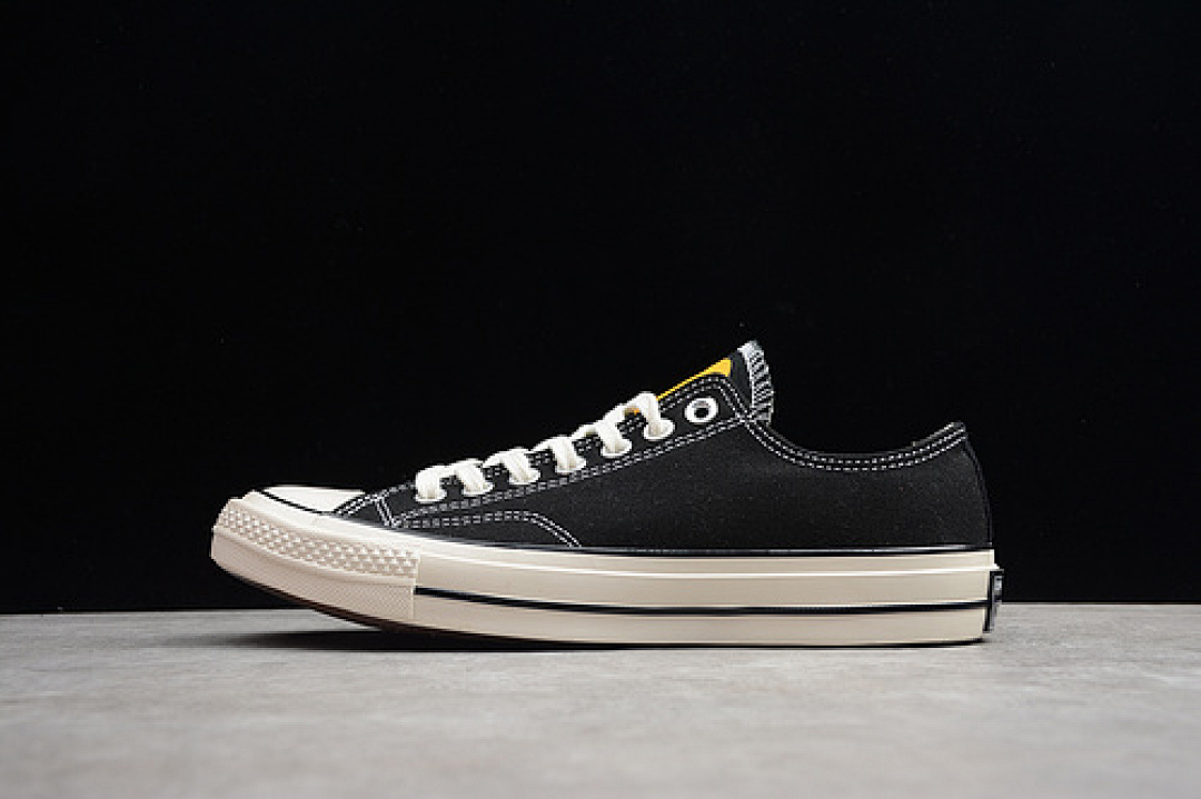Converse [162072C]-[CHUCK TAYLOR ALL-STAR 70S LOW SMILE BLACK]-[WOMAN:35-39]-[MAN:40-44]-[0.8-90], photo 1