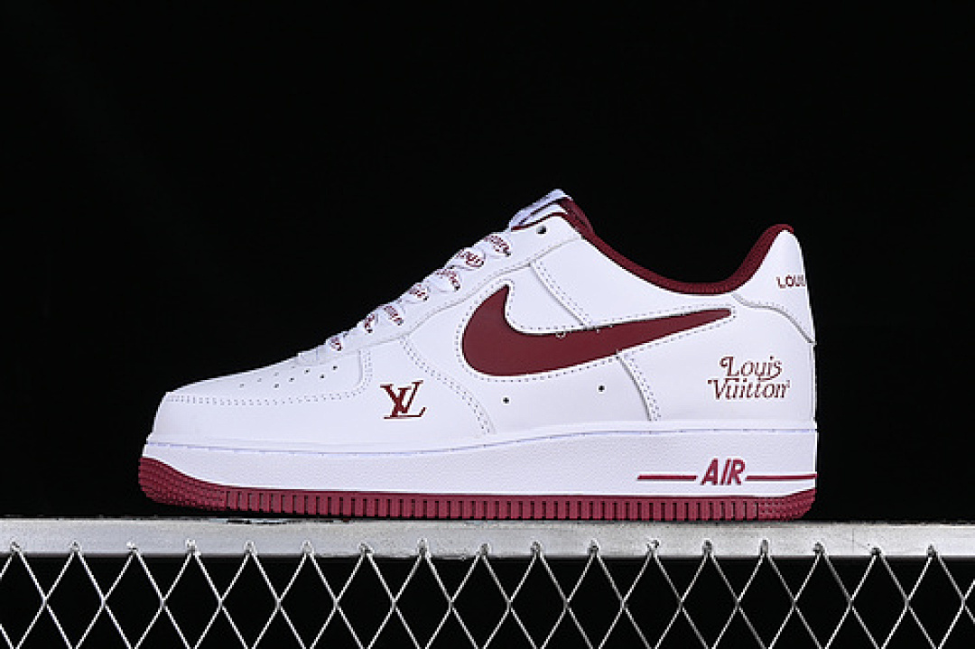 Nike [LV1898-832]-[LOUIS VUITTON AIR FORCE 1 07 LOW RED/WHITE]-[WOMAN:36-39]-[MAN:40-45], photo 1