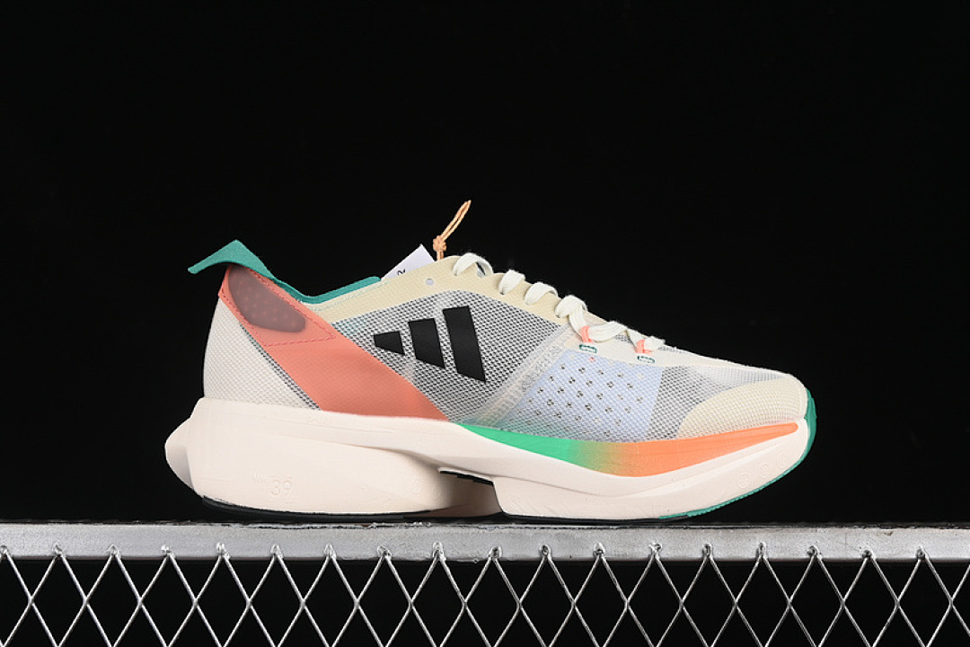 Adidas [HQ3688]-[ADIZERO ADIOS PRO 3 WHITE TINT/CORE BLACK/CORAL FUSION]-[WOMAN:36-39]-[MAN:40-45] - Image 16