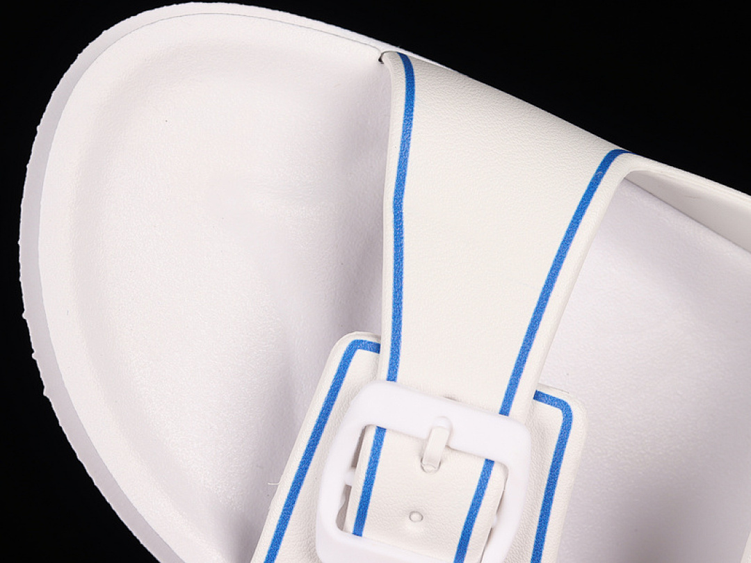 Louis Vuitton [L*V TREND CLASSIC SLIPPERS WHITE/WHITE/BLUE]-[WOMAN:35-39]-[MAN:40-45] - Image 5