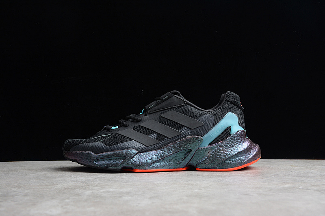 Unbranded [S23665]-[X9000L4 BOOST SHOES CORE BLACK/CORE BLACK/PULSE AQUA]-[WOMAN:36-39]-[MAN:40-45], photo 1
