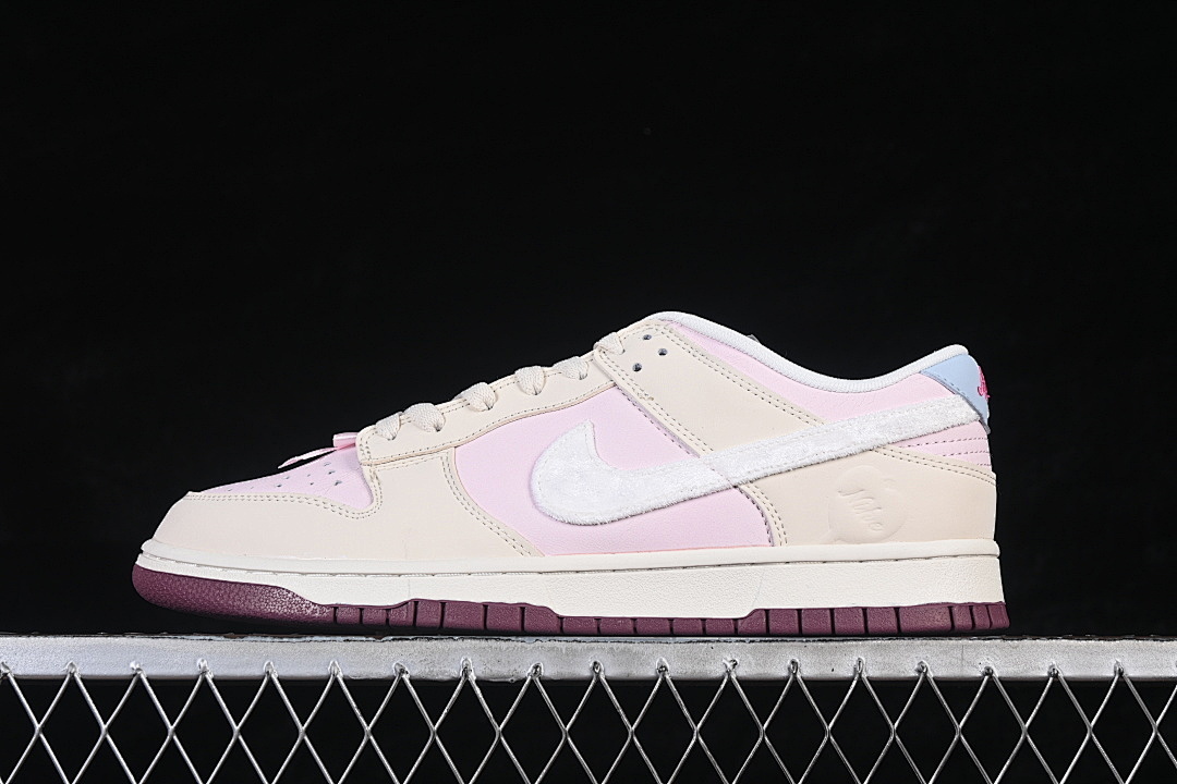 Unbranded [IQ1145-610]-[DUNK LOW SILT LIGHT BONE/BURGUNDY CRUSH/PEONY]-[WOMAN:36-39]-[MAN:40-45], photo 1