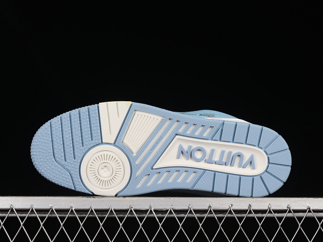 Louis Vuitton [L*V 2021SS FASHION SHOW SNEAKERS LIGHT BLUE/WHITE/WHITE]-[MAN:38-45] - Image 14