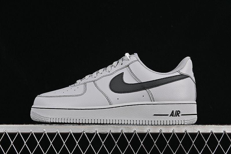 Nike Nike AIR FORCE 1 07 LOW GREY/BLACK · HQ2037-004, photo 1